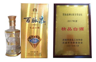 百脈泉酒業系列產品榮摘 濟南精品 桂冠